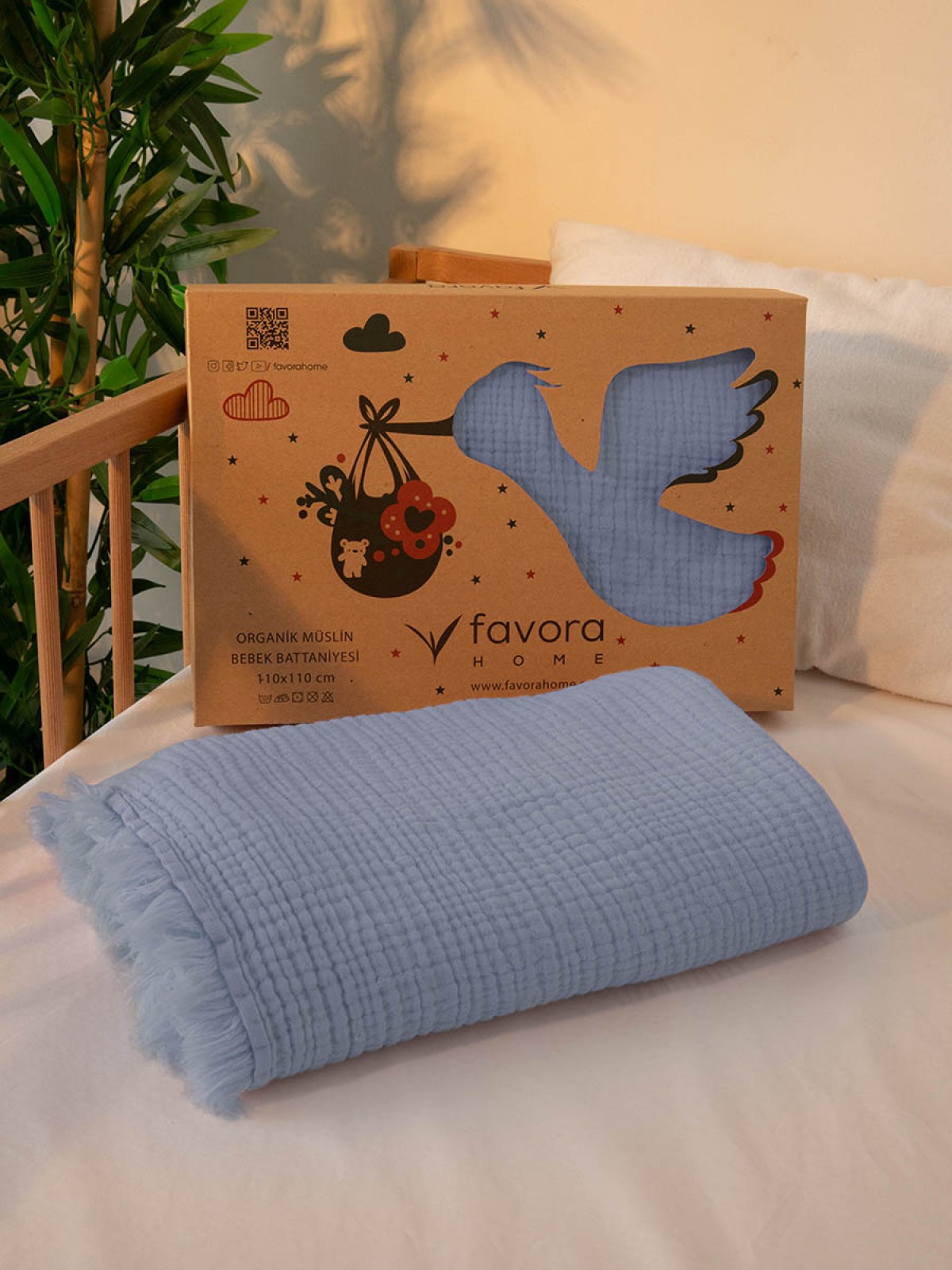 Premium Daisy %100 Pamuk 4 Katlı Müslin Bebek Örtü Premium Daisy %100 Pamuk 4 Katlı Müslin Bebek Örtü