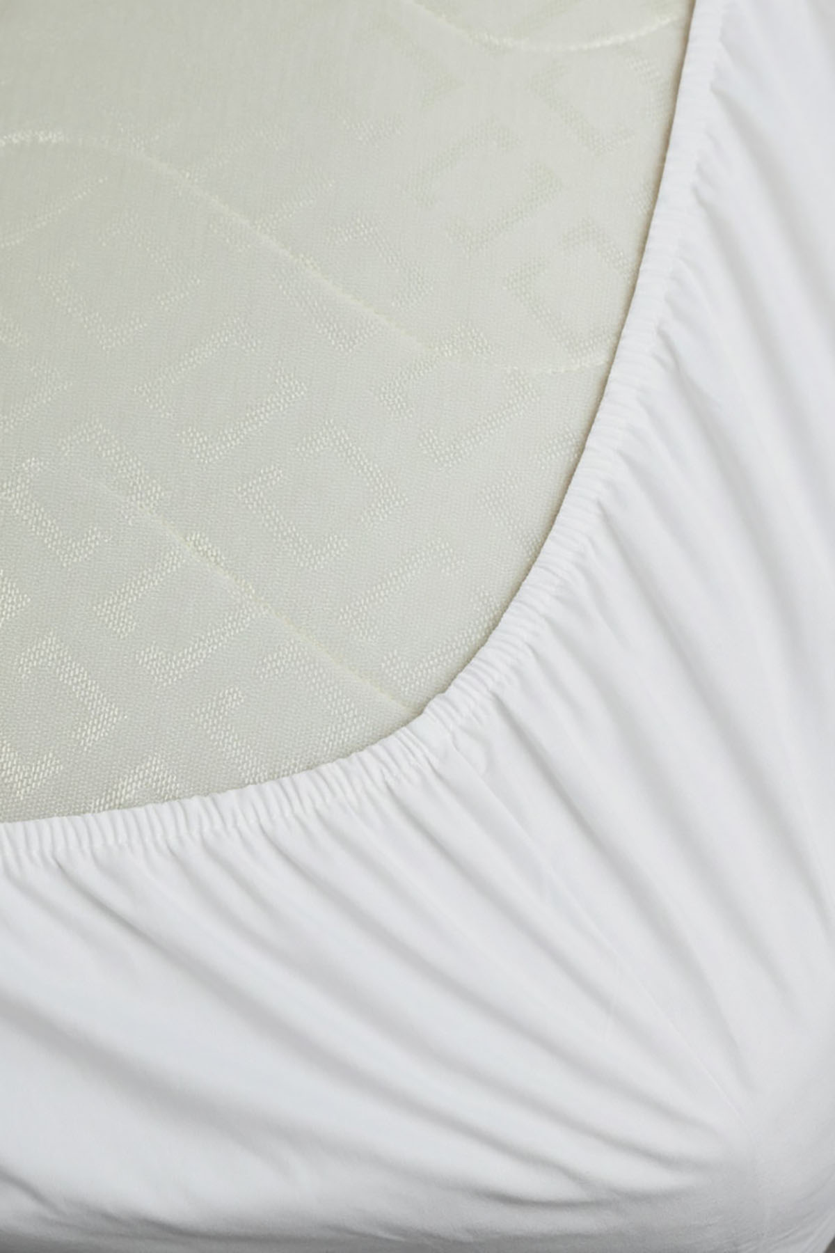 %100 Pamuk Ranforce Premium King Size Lastikli Çarşaf - Beyaz