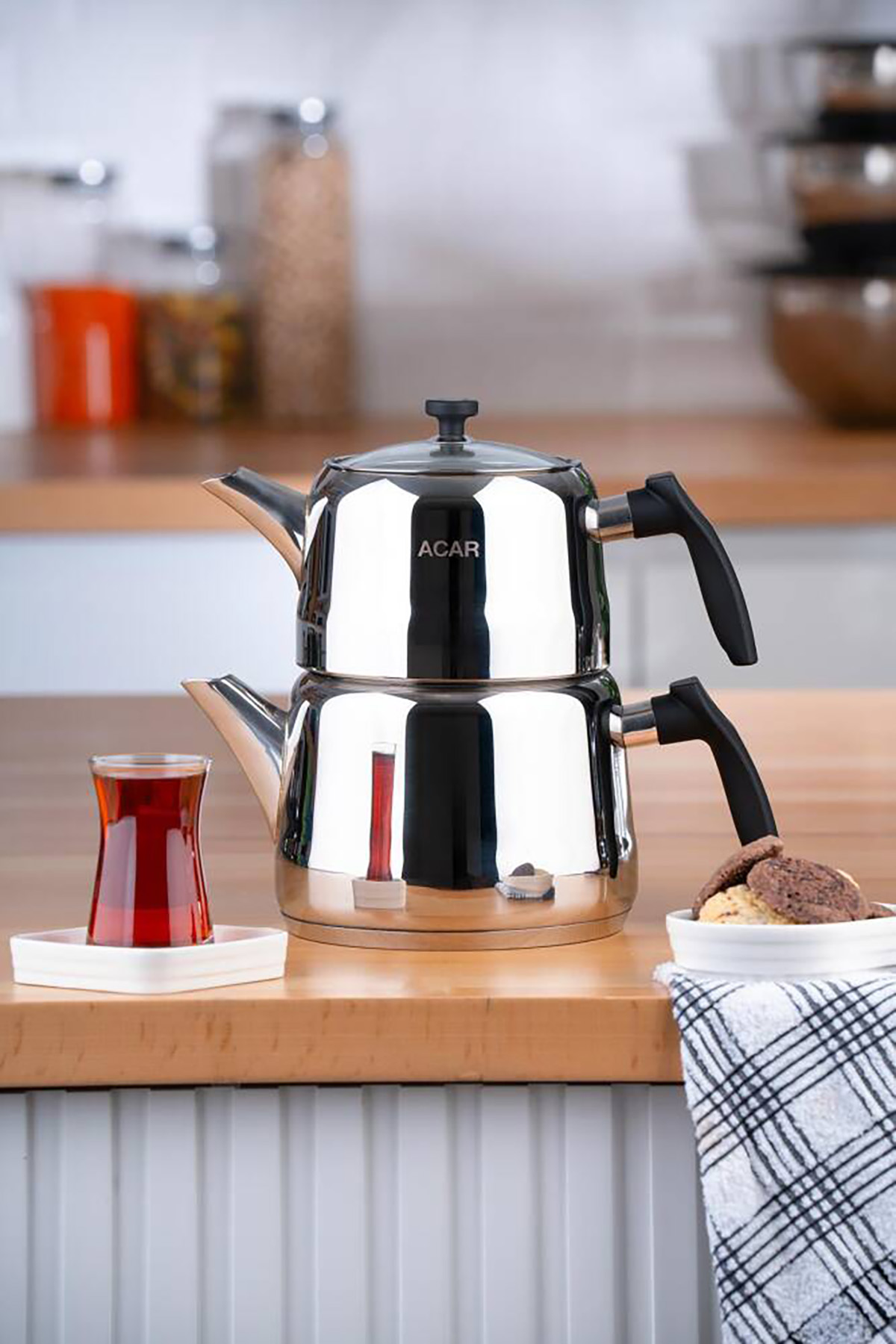 Acar Alegra Aile Boy Çaydanlık Takımı XRD-22-0341