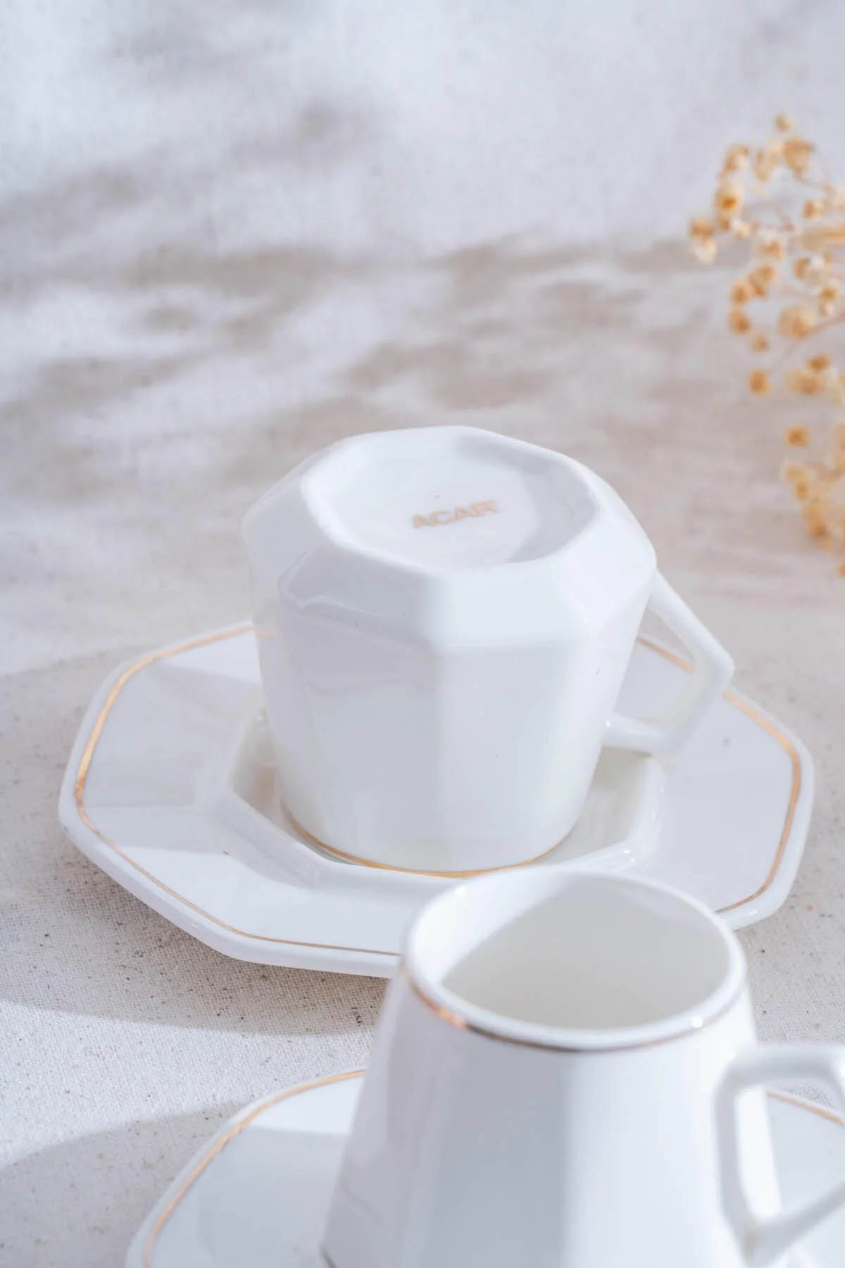 Acar Elera Gold 6 lı Kahve Fincan Takımı  YKG-06613