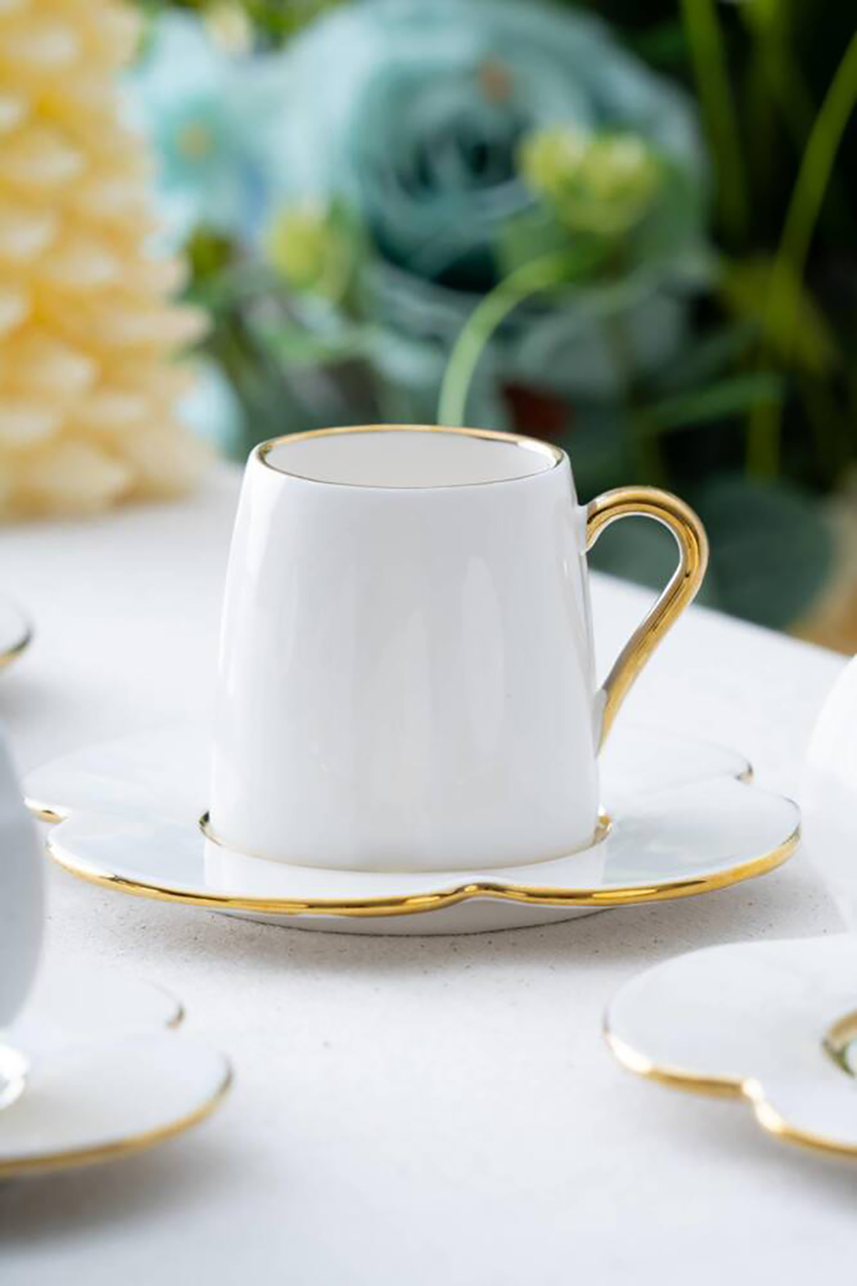 Acar Lotus 6 Kişilik Kahve Fincanı Takımı - 90 ml SCT-06172 Acar Lotus 6 Kişilik Kahve Fincanı Takımı - 90 ml SCT-06172