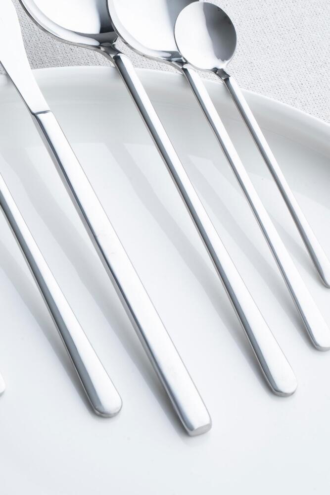 Acar Milano 36 Parça Çatal Kaşık Bıçak Takımı - Silver XYT-21-0451