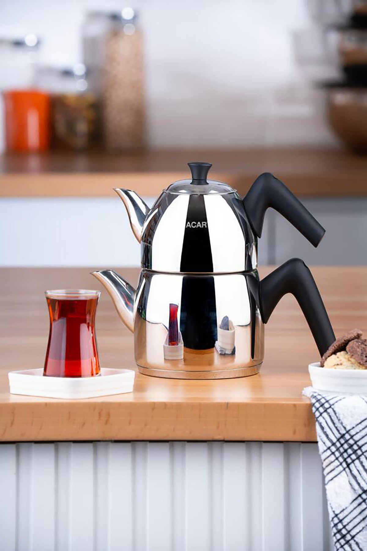 Acar Milano Küçük Boy Çaydanlık Takımı AR-06430