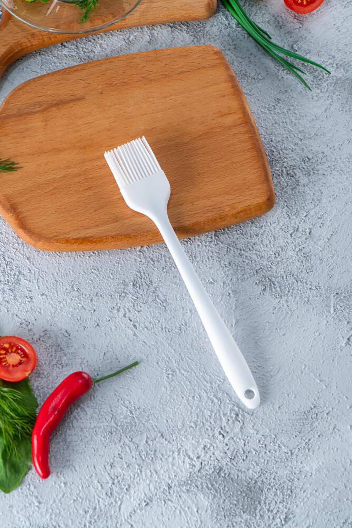 Acar Sweet Silikon Fırça - 21 cm - Beyaz ACR-160