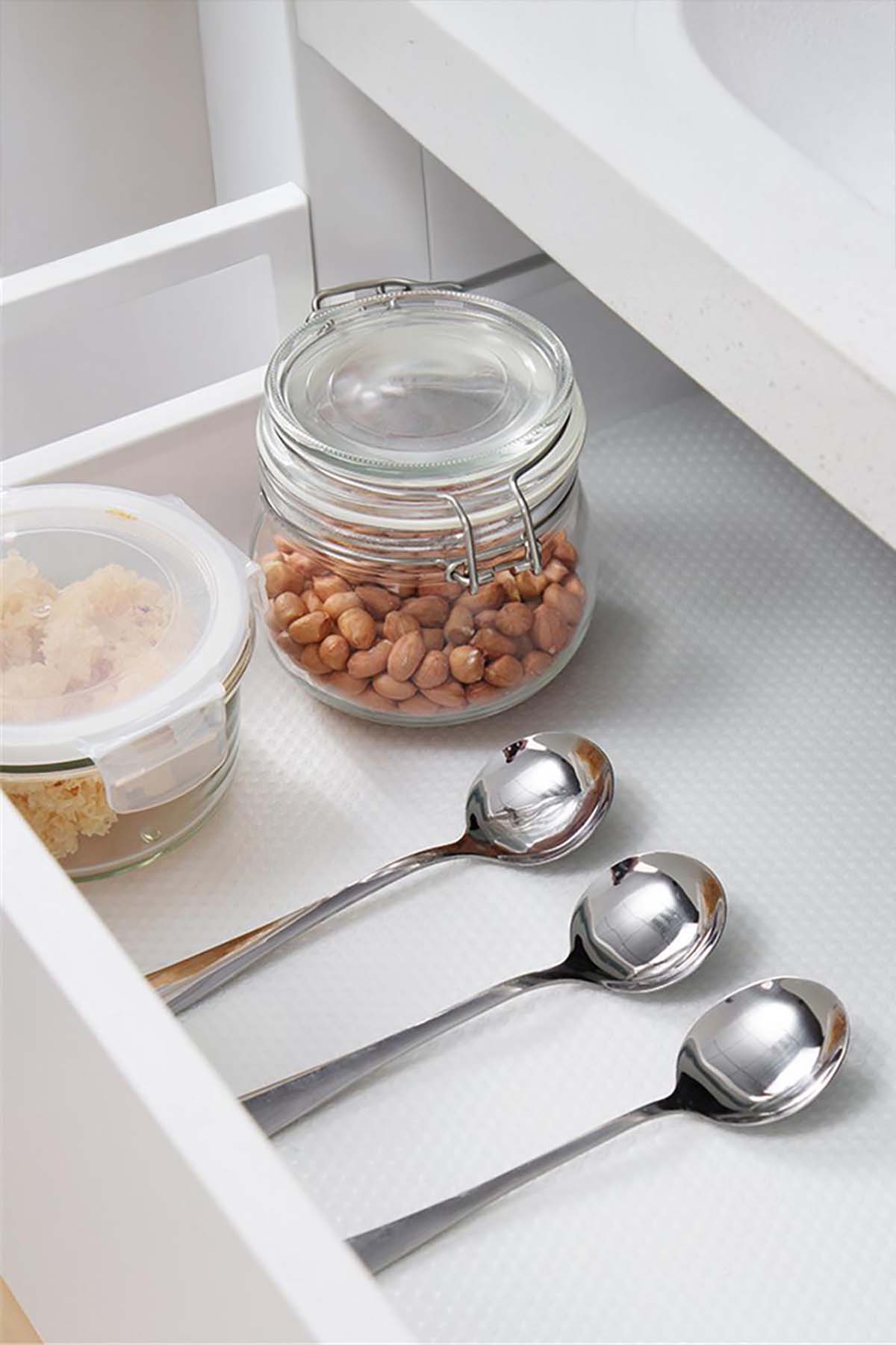 DecoBella Şeffaf Raf Örtüsü 30x200 cm 83112 - Şeffaf