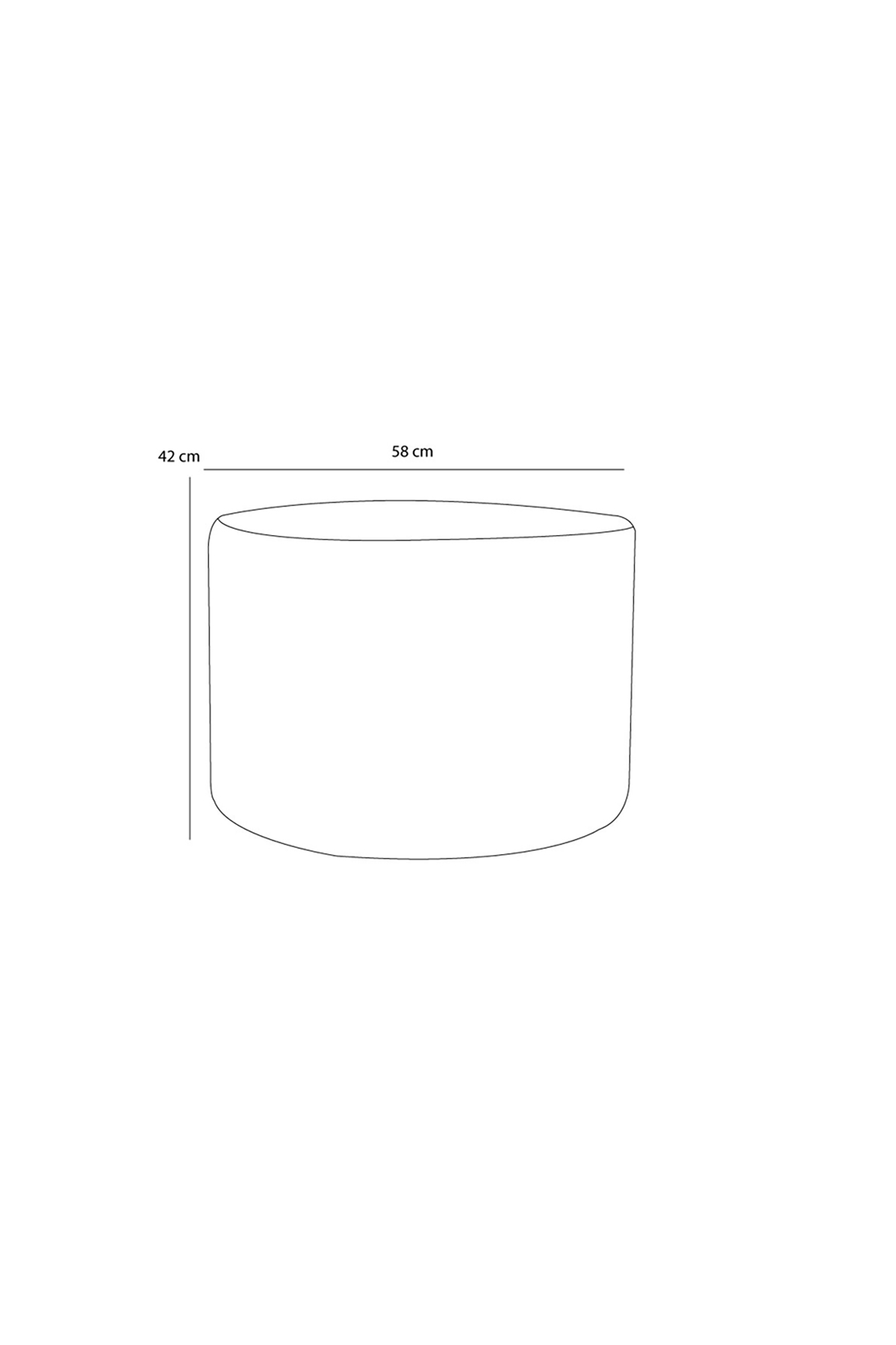 Favora Likya Puf - Bej