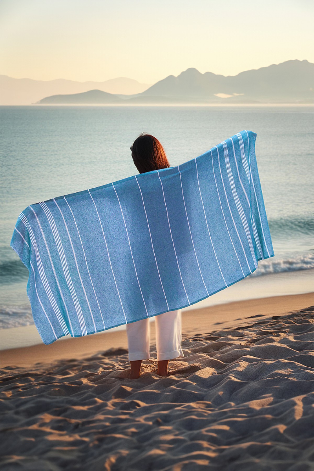 Favora Peştamal Plaj Havlusu 90x140 - Mavi