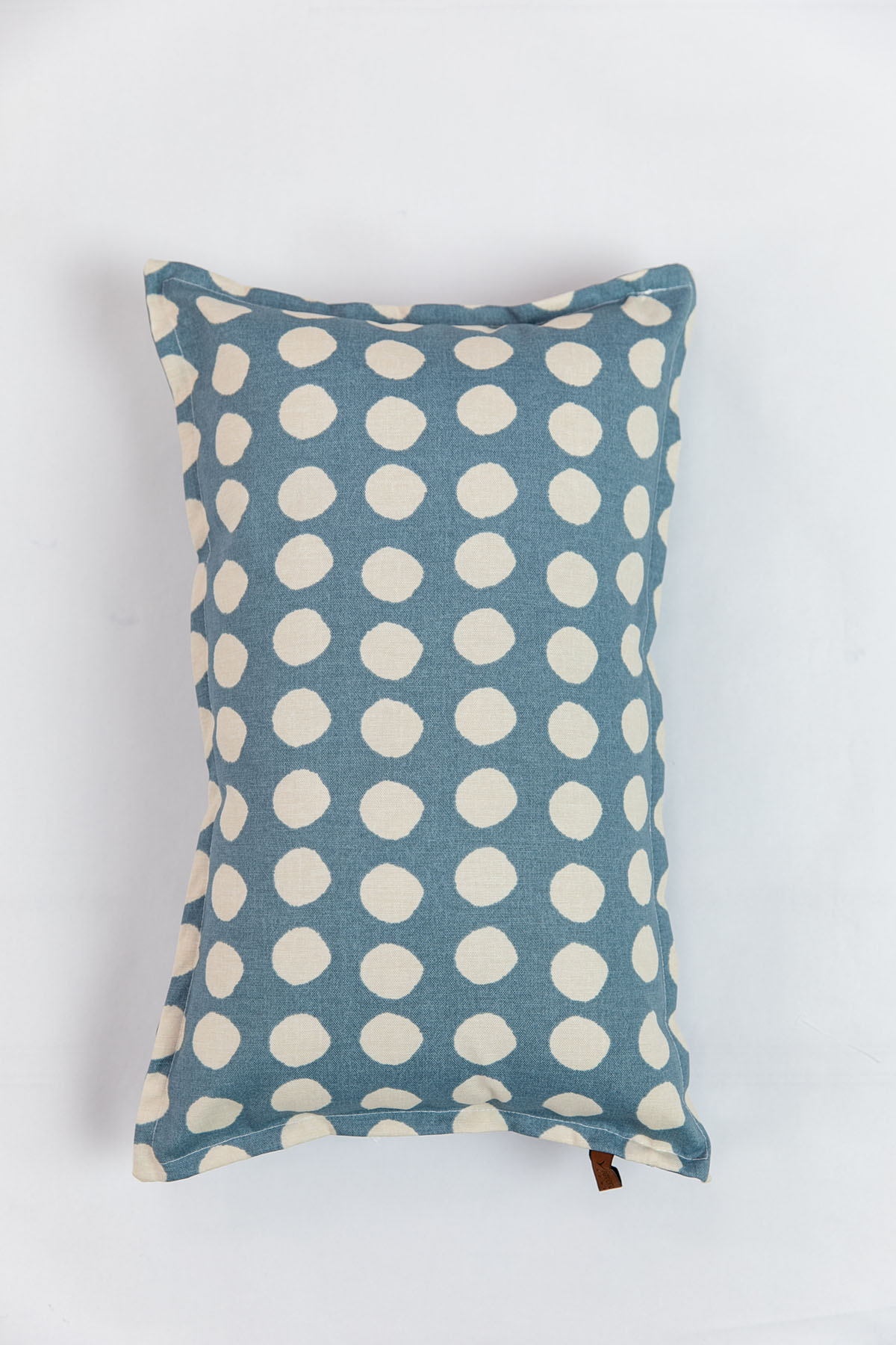 Favora Puantiyeli Kırlent 35x50 Cm - Mavi