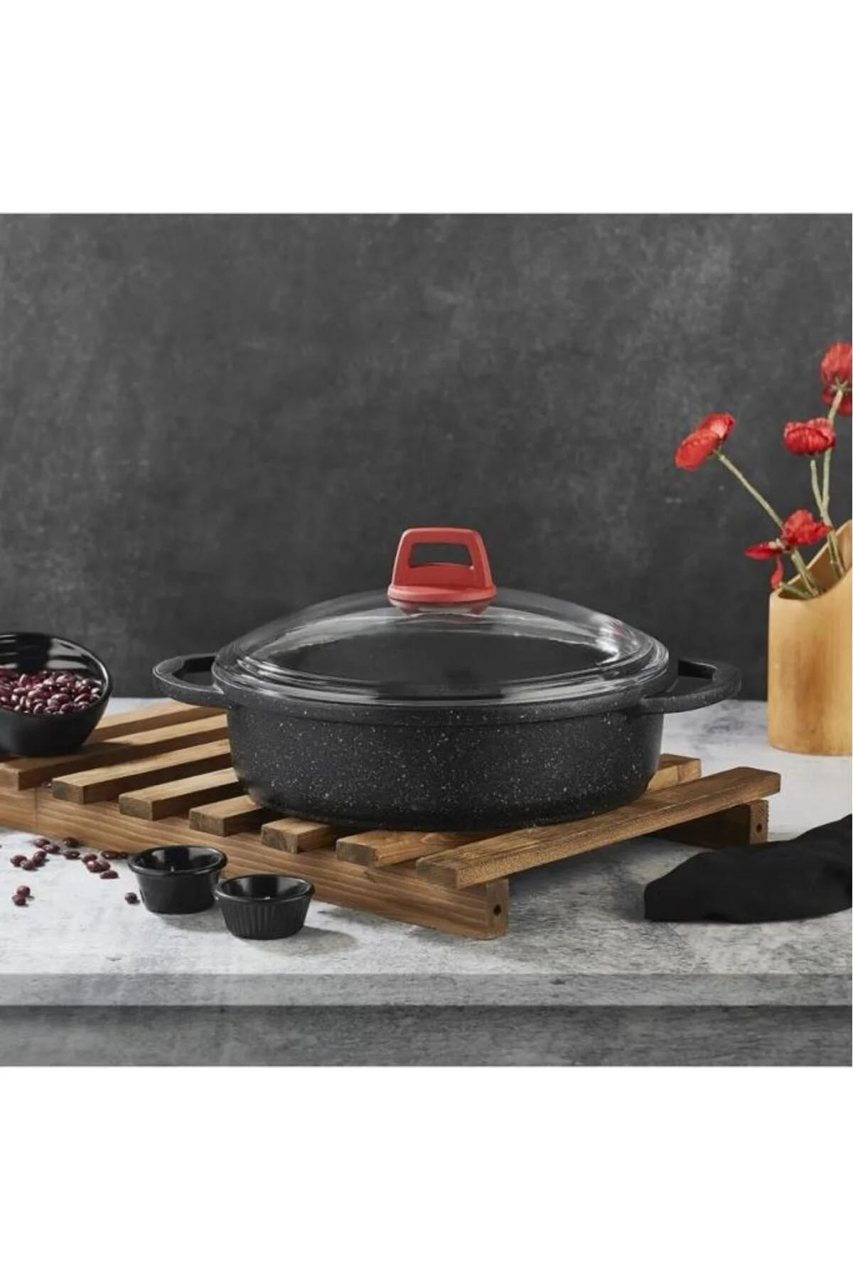 Gülsan Granit Döküm Karnıyarık Tencere 30 Cm Gülsan Granit Döküm Karnıyarık Tencere 30 Cm