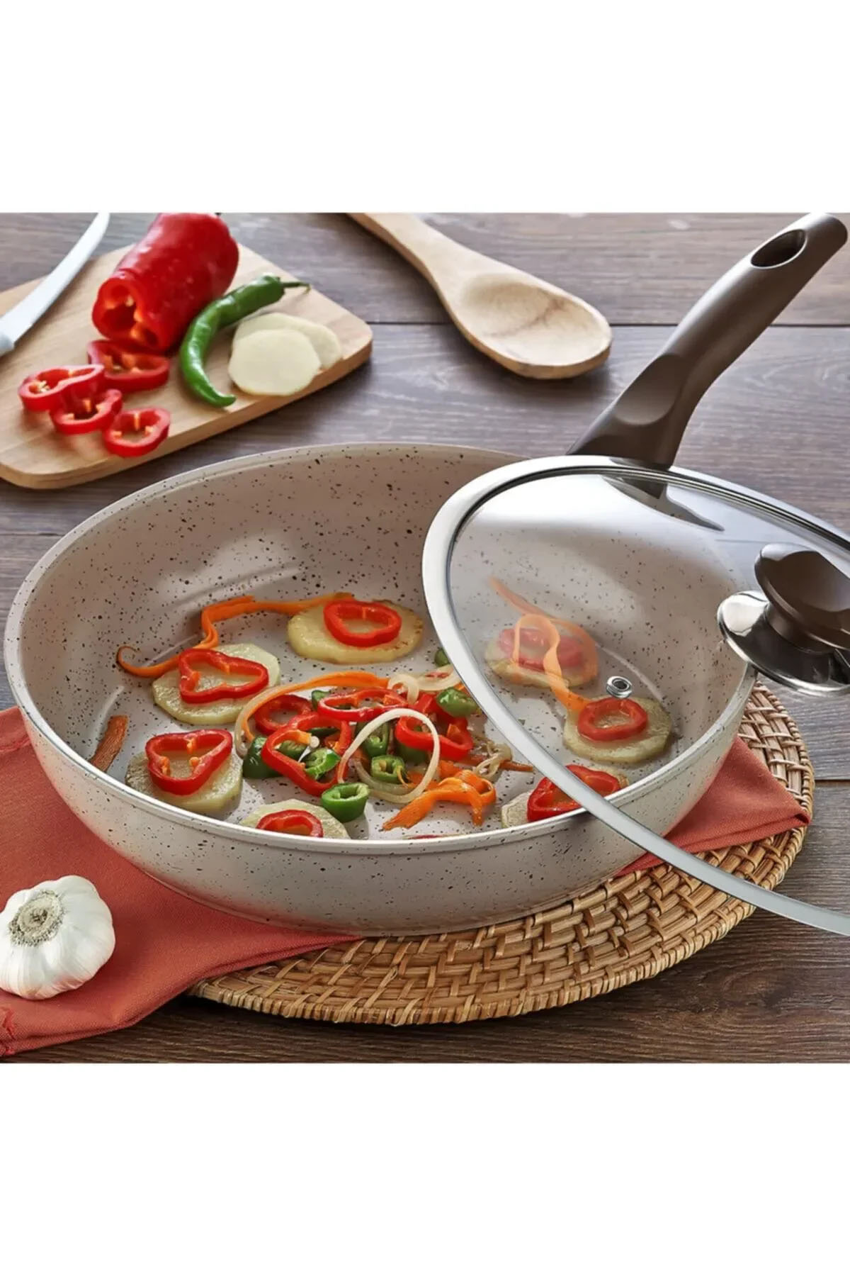 Gülsan Safran Granit Sote Tava 28 Cm