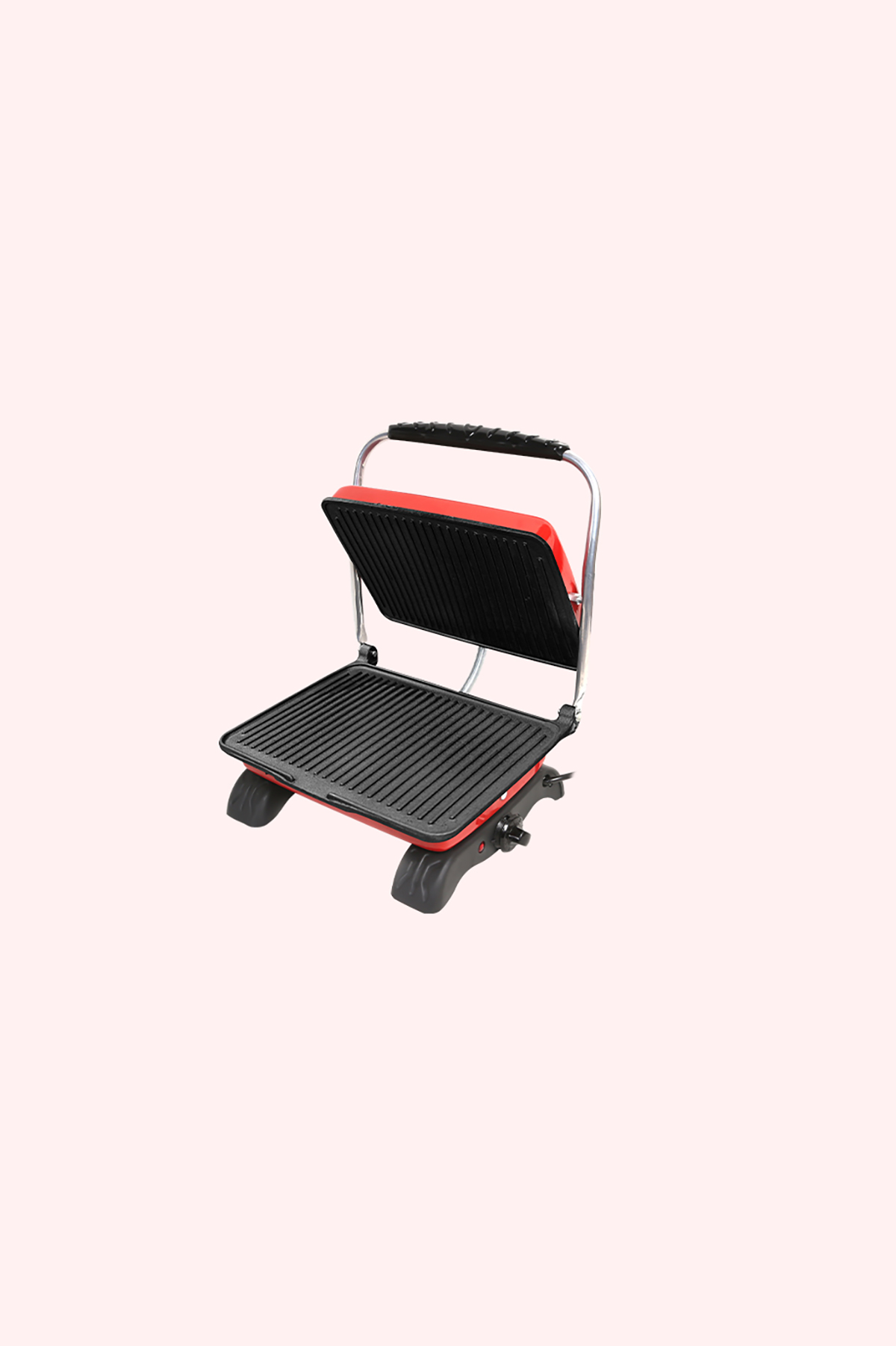 Lorenzo Toasty 6 Dilim Döküm Tost Makinesi - Kırmızı