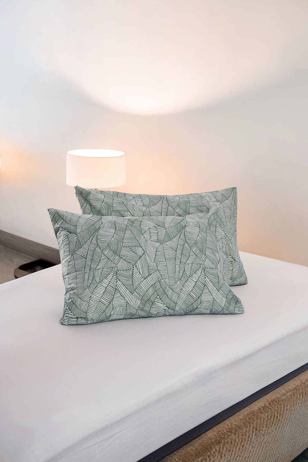 Nuvo 2'li Yastık Kılıfı - Yeşil