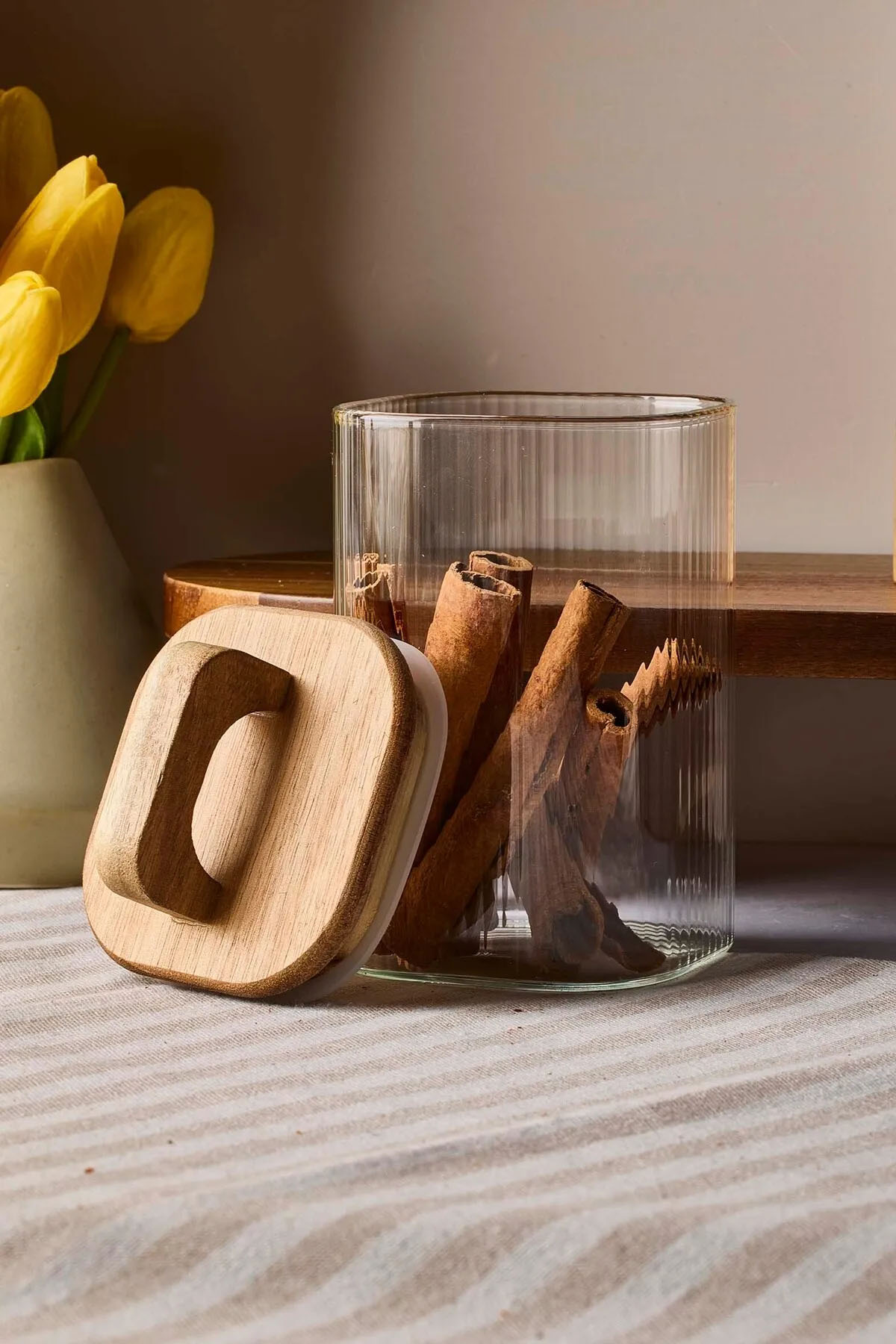 Perotti 14834 Acacia 600 Ml Cam Kavanoz 