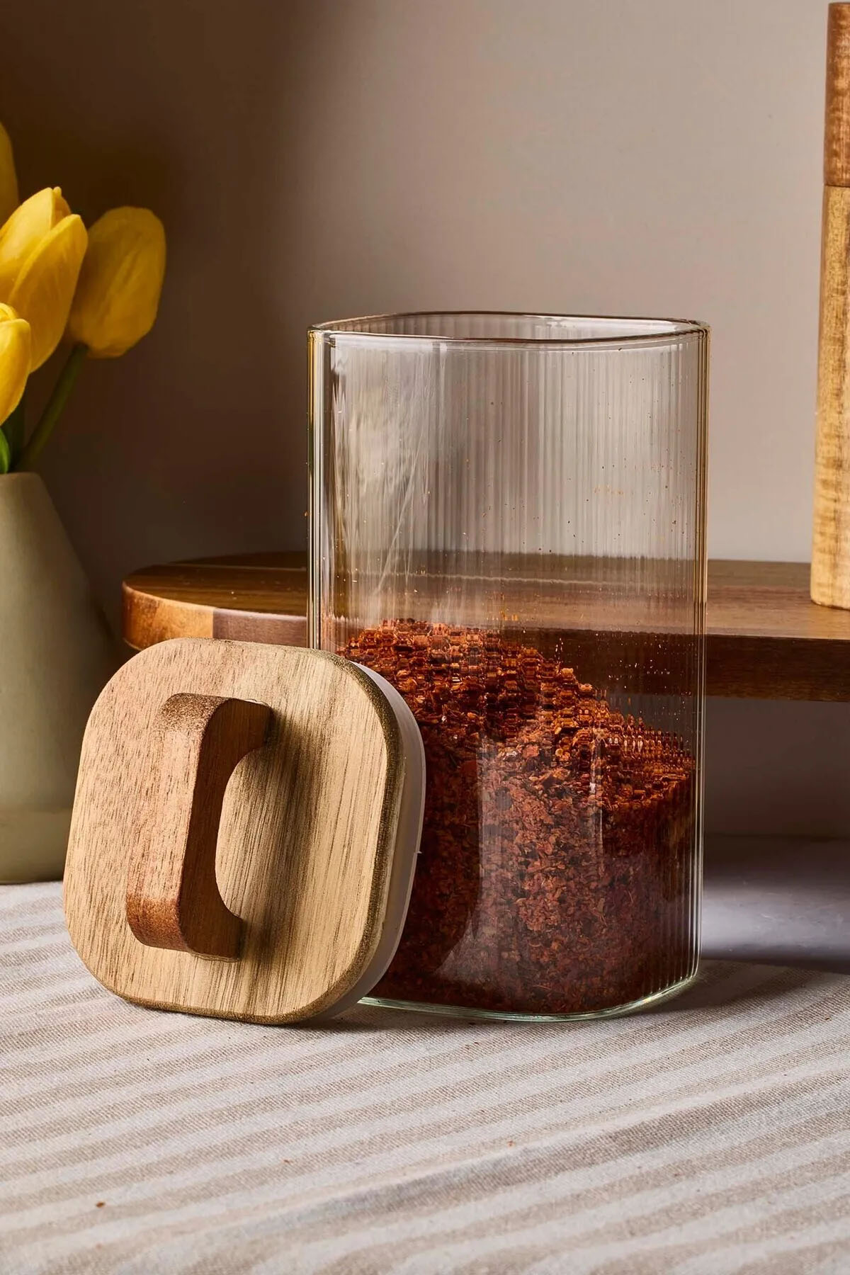 Perotti 14835 Acacia 800 Ml Cam Kavanoz 