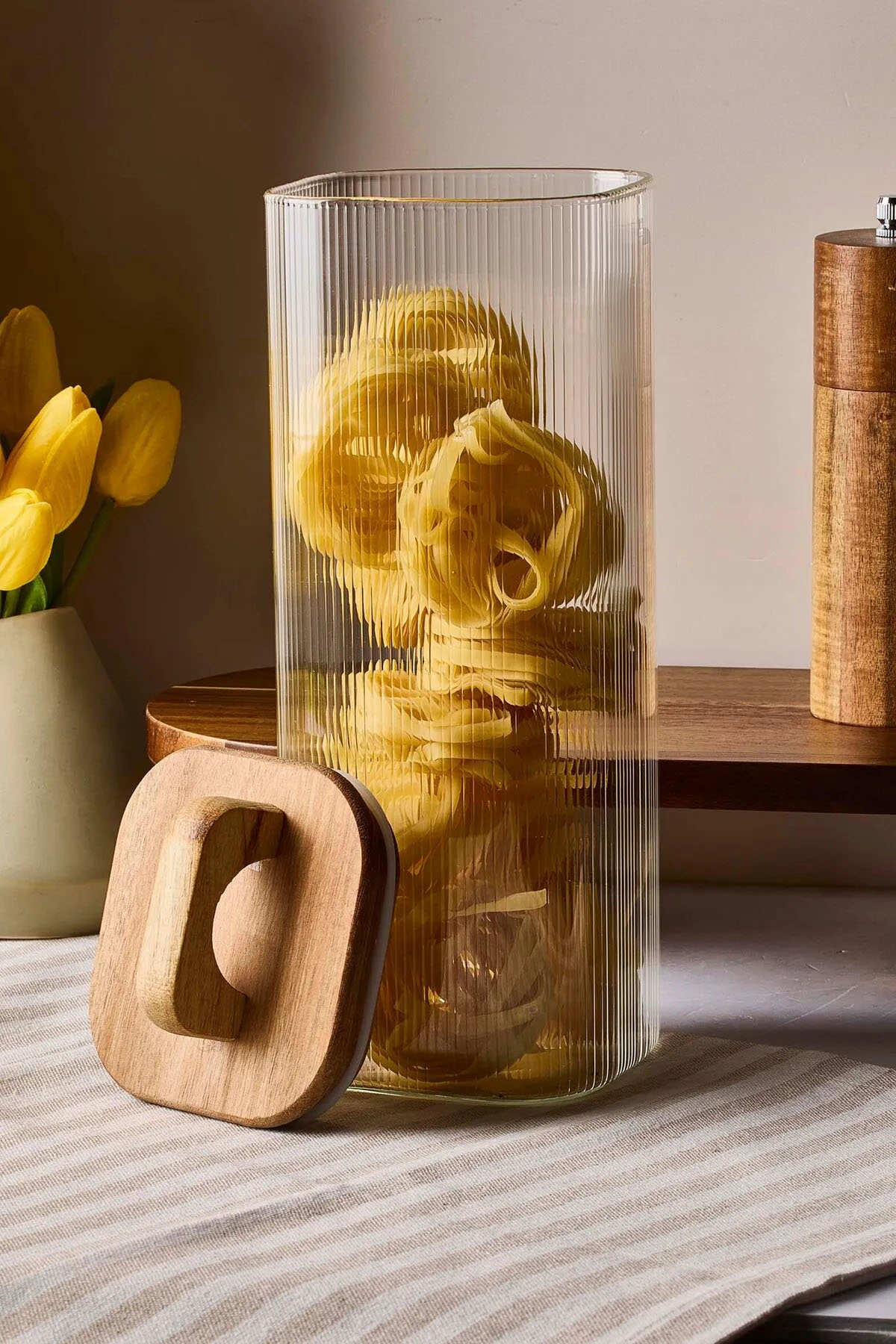 Perotti 14841 Acacia 1800 Ml Cam Kavanoz