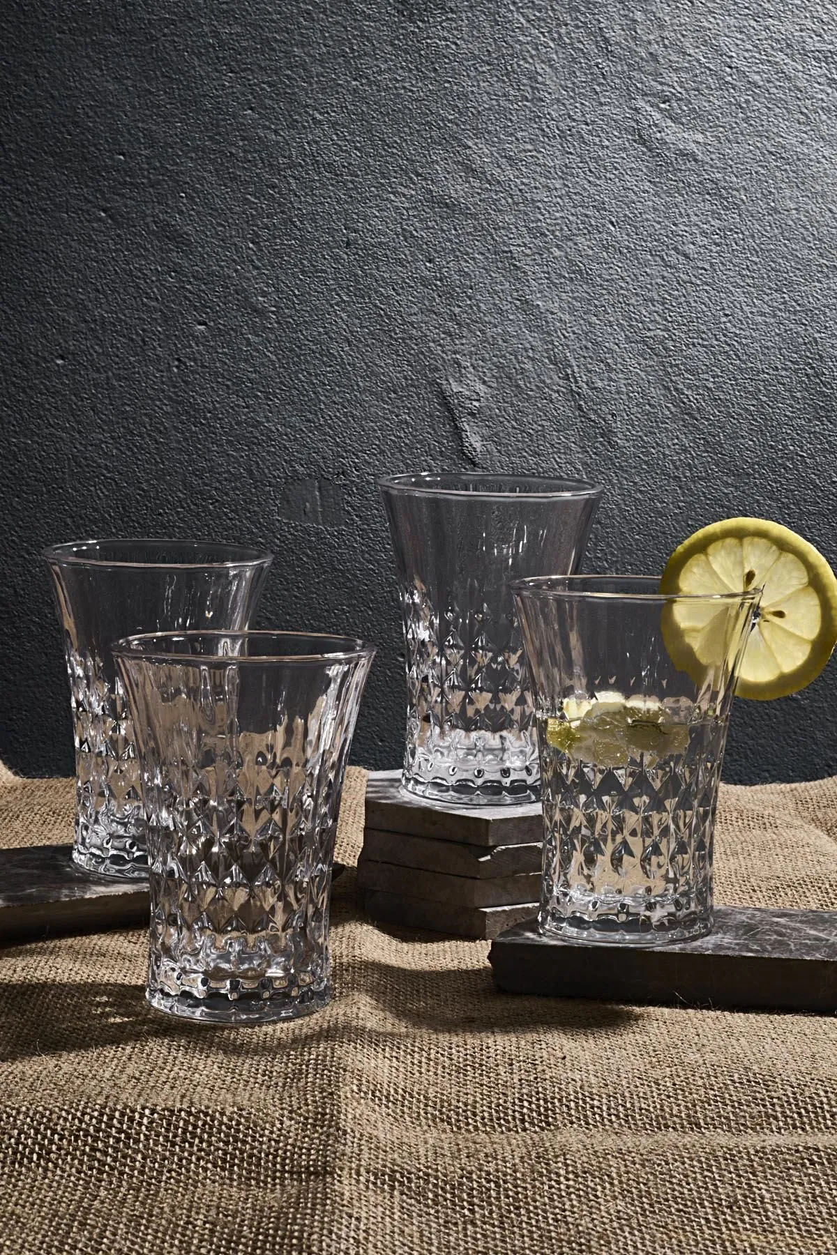 Perotti 14971 Arturo Max 4'lü Cam Bardak 365 Ml