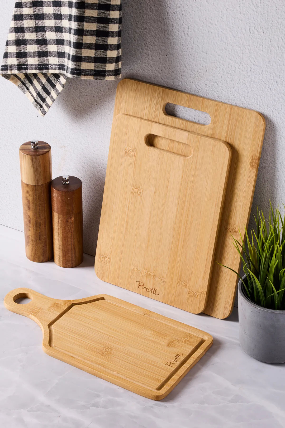 Perotti 16338 Bamboo 3'lü Kesme Tahtası Perotti 16338 Bamboo 3'lü Kesme Tahtası