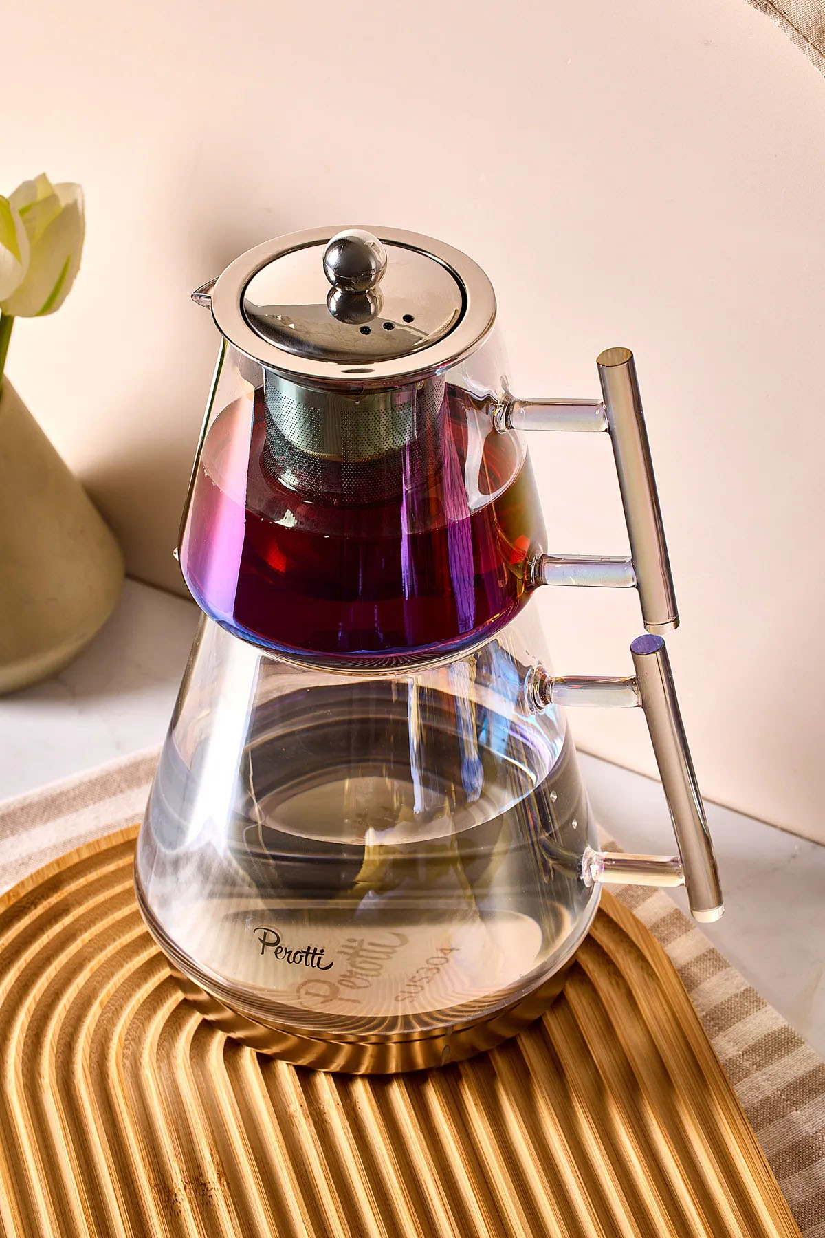 Perotti 16502 Franca Luster Cam Çaydanlık