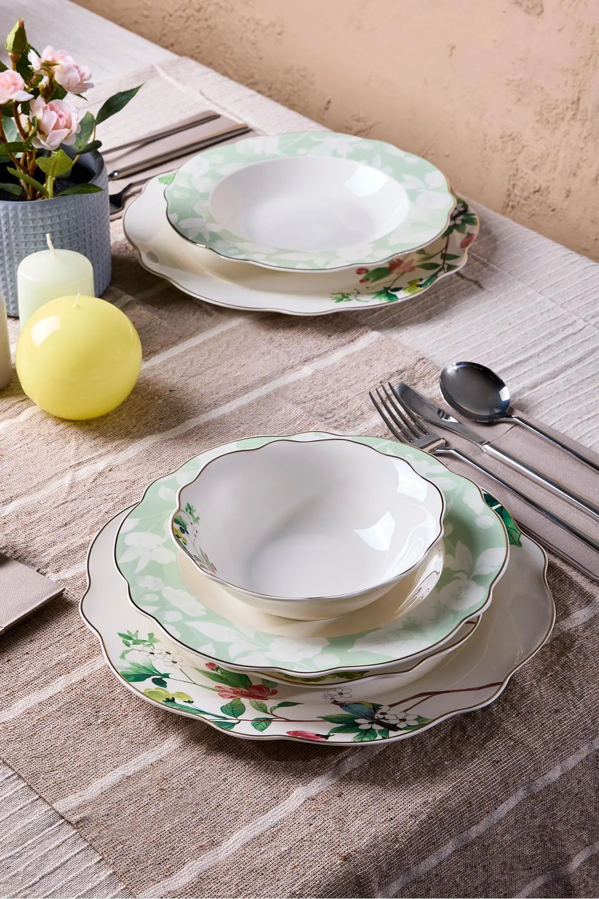 Perotti 17143 Bridy Bone 24 Parça 6 Kişilik Yemek Takımı