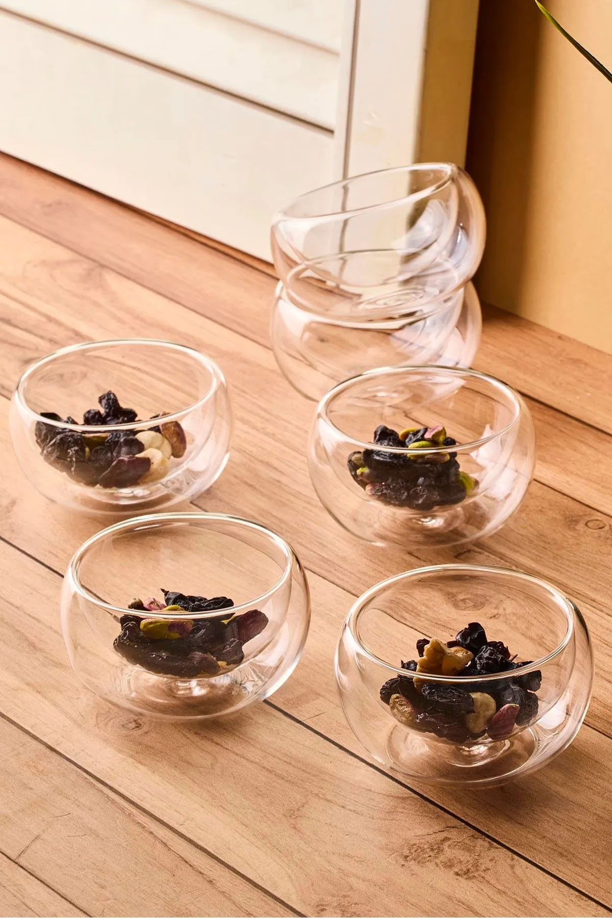 Perotti 17576 Bowy 6'lı Çift Cidarlı Kase