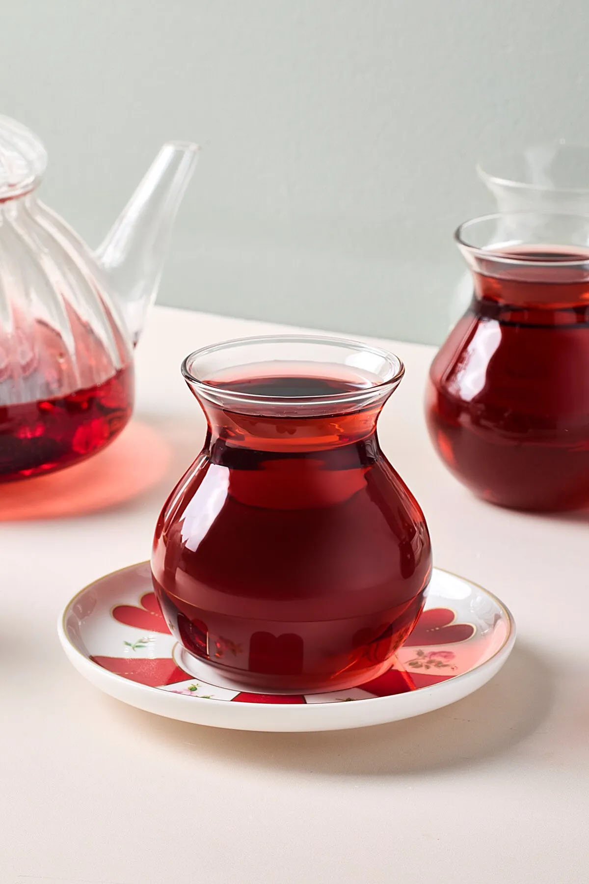 Perotti 17901 Beyoğlu 12 Parça 6 Kişilik Cam Çay Seti