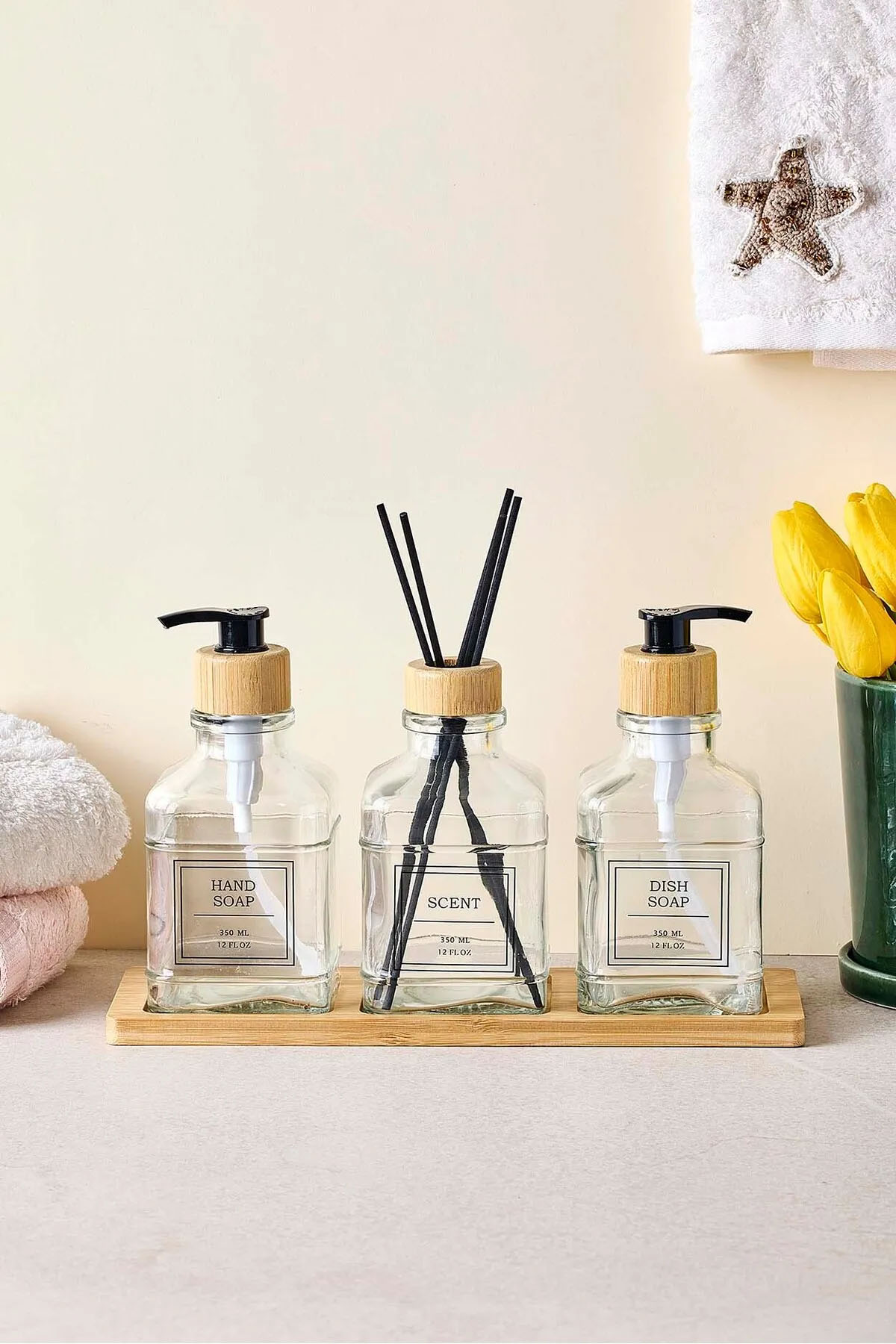 Perotti 18045 Rogan 3'lü Sıvı Sabunluk Seti 