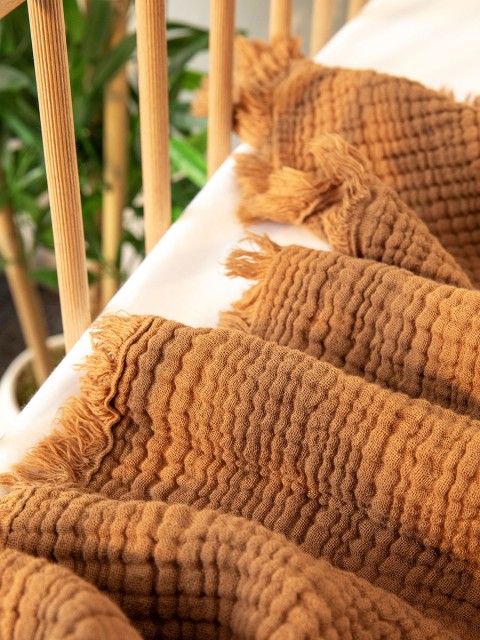 Premium Daisy %100 Pamuk 4 Katlı Müslin Bebek Örtü