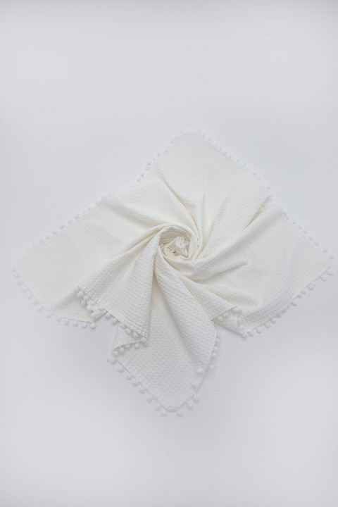 %100 Pamuk Macaron Bebek Battaniyesi - Pembe