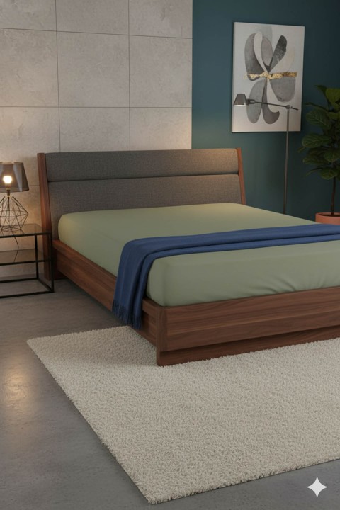 %100 Pamuk Ranforce Premium Çift Kişilik Çarşaf - Yeşil