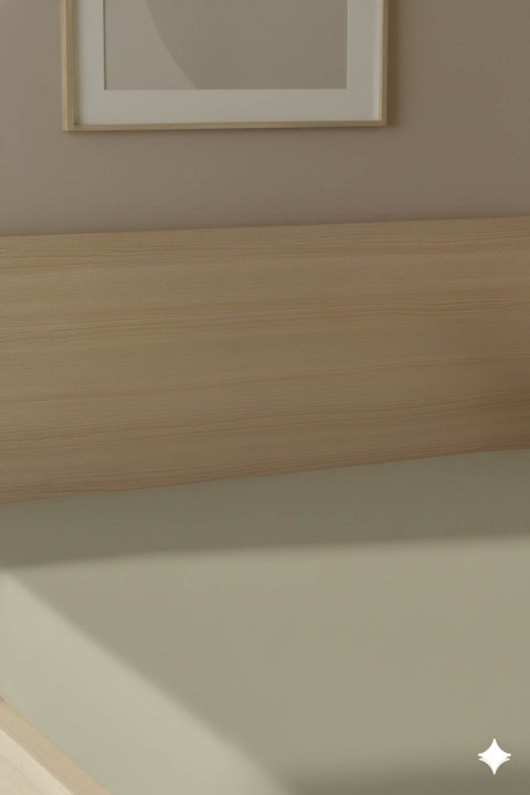 %100 Pamuk Ranforce Premium Tek Kişilik Lastikli Çarşaf - Vizon