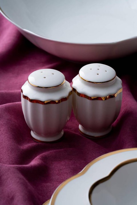 Acar Aveline 6 Kişilik 29 Parça Porselen Yemek Takımı - Gold GBY-06957