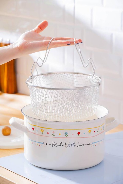 Acar Made With Love Kızartma Tenceresi - 24 cm XAP-07706