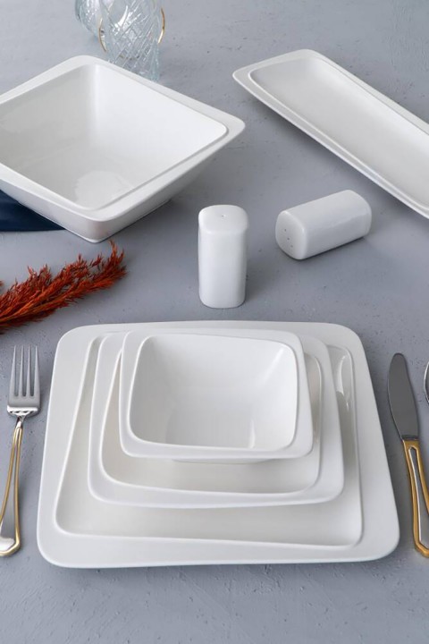 Acar Masal 6 Kişilik 22 Parça Porselen Yemek Takımı SND-05626