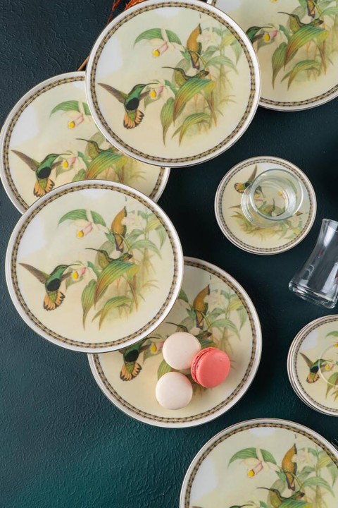 Acar Orina 18 Parça Porselen Pasta Seti XTL-05581