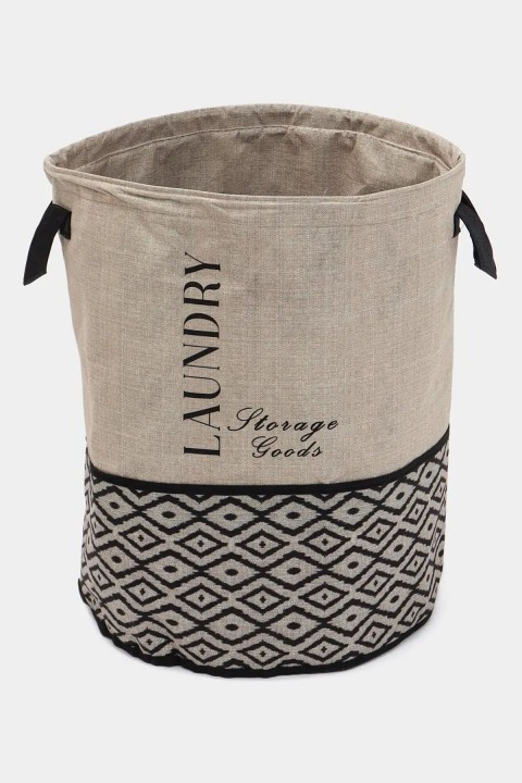 Alas Bohe Yuvarlak Torbalı Sepet