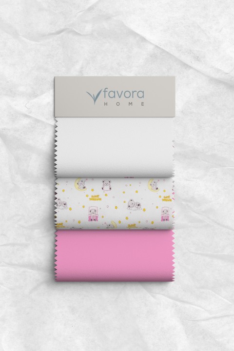 Baby %100 Pamuk Dream Sweet Bebek Nevresim Takımı - Pembe