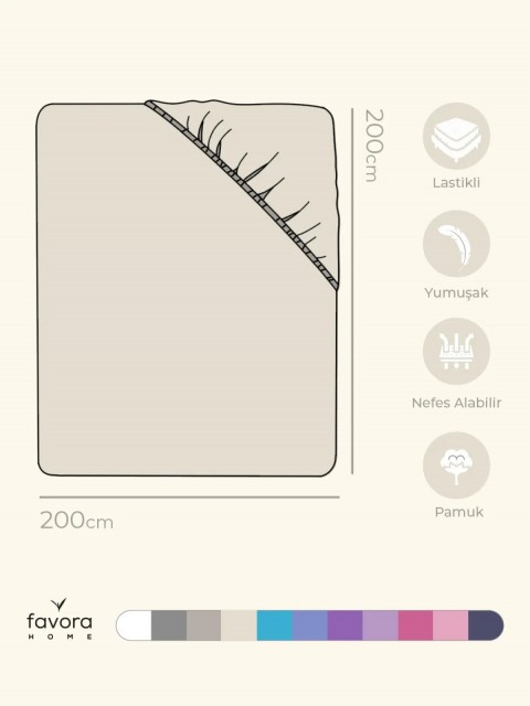 Battal Boy Lastikli Penye Çarşaf