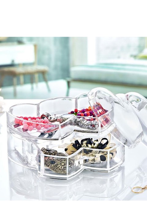 Boxup FT-009 6839 Kalp Kapaklı Mücevher Kutusu