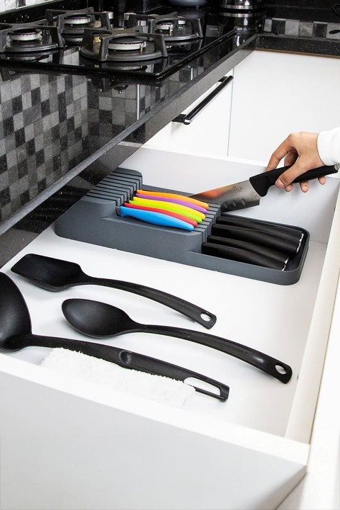 DecoBella 2 Sıra Bıçaklık 50830 - Gri