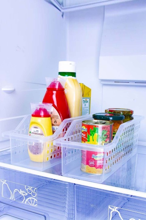 DecoBella Düzenleyici Sepet 50807 - Beyaz