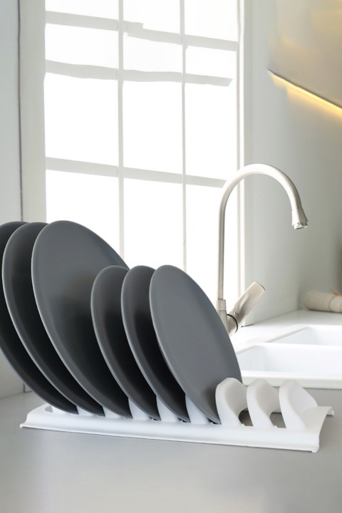 DecoBella Tabaklık 8 Gözlü 50846 - Beyaz