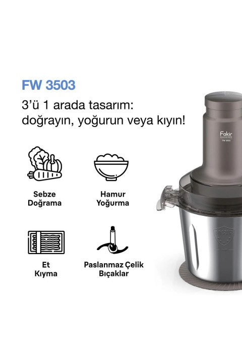 Fakir FW3503 3ü 1 Arada Doğrayıcı