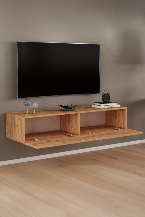 Favora Alfa 2 Kapaklı Duvara Monte TV Ünitesi - Atlantik Çam