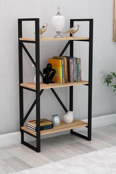 Favora Athens 3 Raflı Kitaplık - Metal