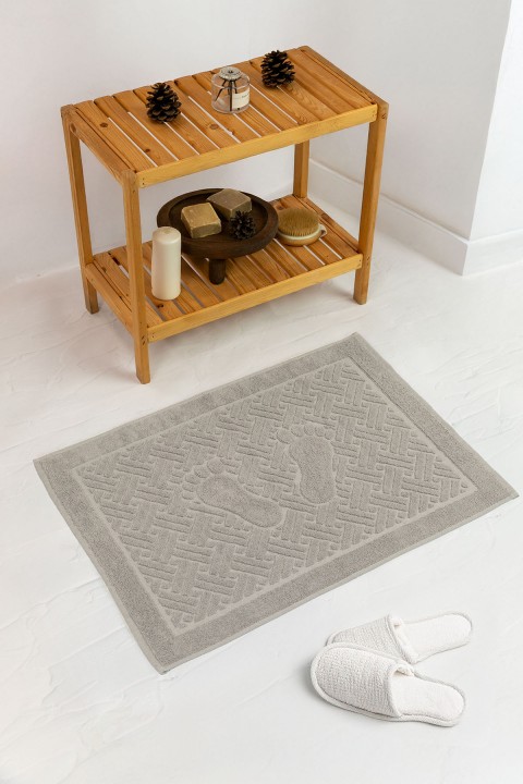 Favora Julie Kilim Ayak Havlusu 50x70 Cm - Gri