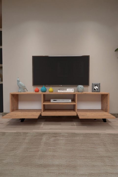 Favora Lens TV Sehpası - Atlantik Çam 140 cm