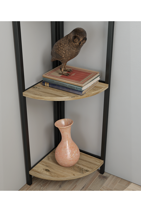 Favora Modd Corner Kitaplık - Atlantik Çam