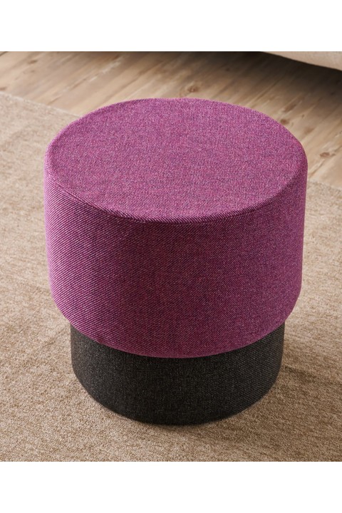 Favora Patara Puf - Mürdüm