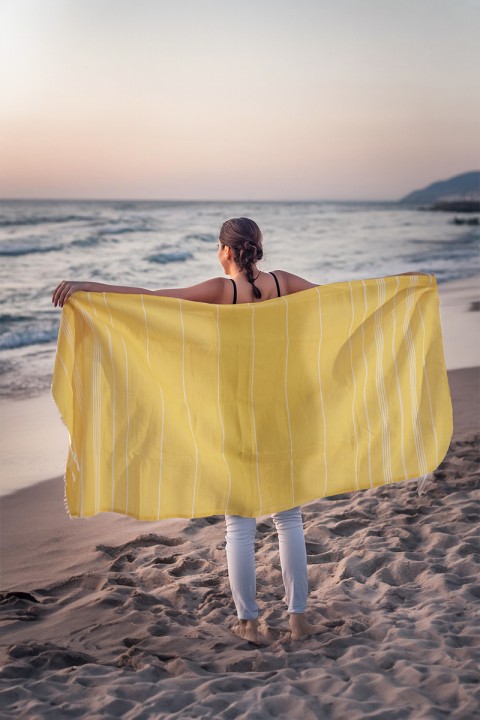 Favora Peştamal Plaj Havlusu 90x140 - Sarı