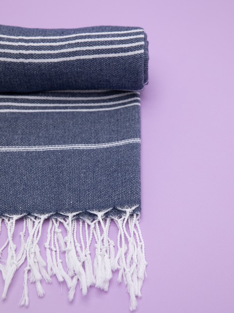 Favora Peştamal Plaj Havlusu 90x140 - Lacivert